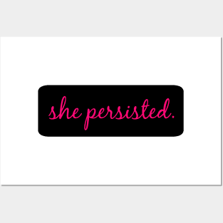 She Persisted Posters and Art